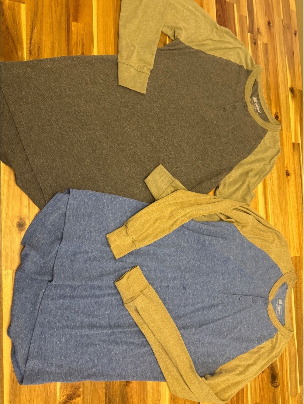 LuLaRoe Randy Raglan Henley Top Bundle | 2 Long Sleeve Shirts | Size S vintage!